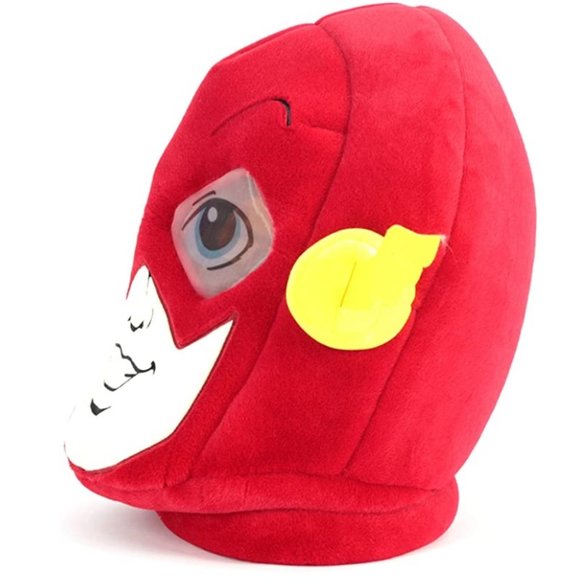 Maskimals Plush Head Halloween Costume Mask DC Comics The Flash  NWT - Picture 2 of 3